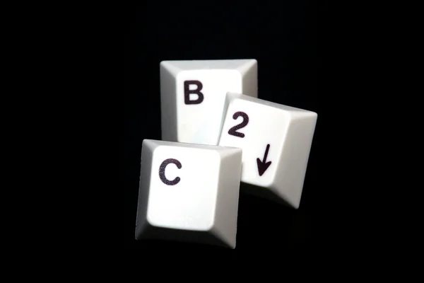 Klíče b2c — Stock fotografie