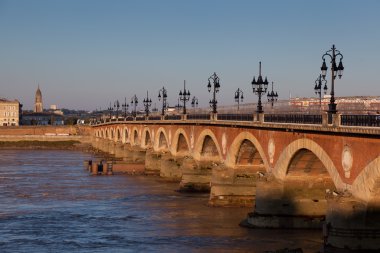 Pont du Pierre in Bordeaux clipart