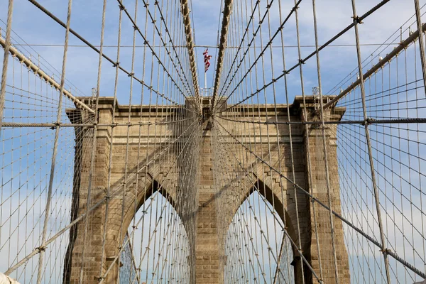 Brooklin bridge, Nova Iorque, EUA — Fotografia de Stock