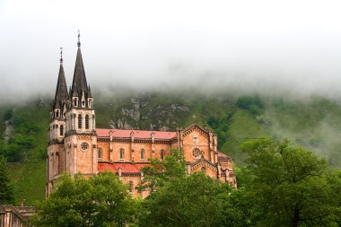 Covadonga sanctuary, asturias, İspanya