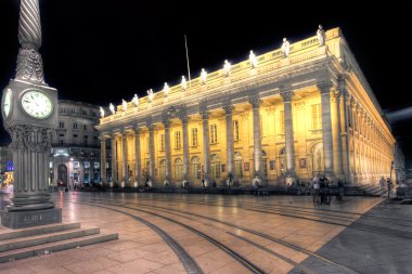 Grand theater, Bordeaux, France clipart