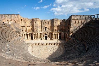 Theater of Bosra, Syria clipart