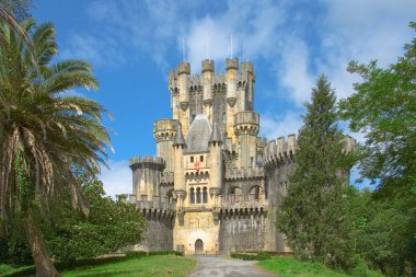 Castle of Butron, Bizkaia, Spain clipart