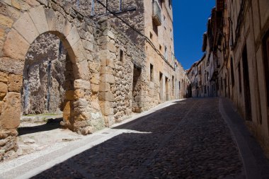 sokak içinde frias, burgos, castilla y leon, İspanya