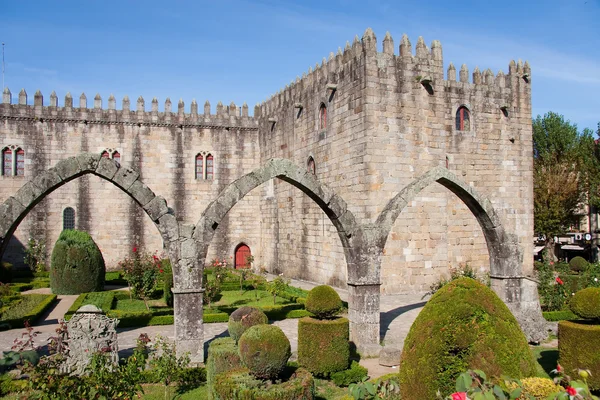 Braga, Portekiz kale bahçeleri — Stok fotoğraf
