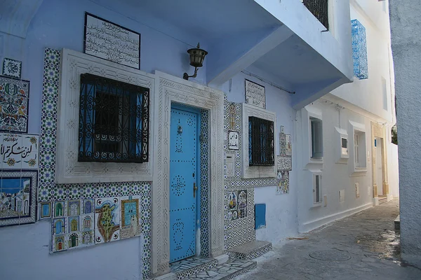 Ulica Al-Hammamat, Tunezja — Zdjęcie stockowe