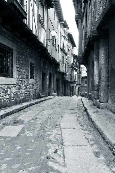 Rua de La Alberca, Salamanca (Espanha ) — Fotografia de Stock