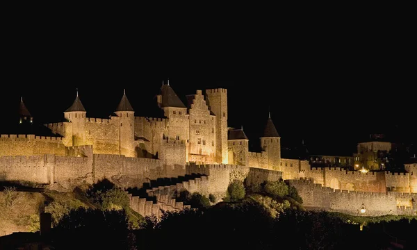 カルカソンヌ、フランスの城砦 — ストック写真