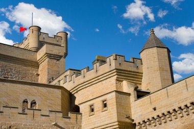 Castle of Olite, Navarra, Spain clipart