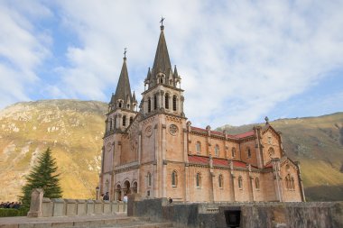 Katedral covadonga, asturias, İspanya