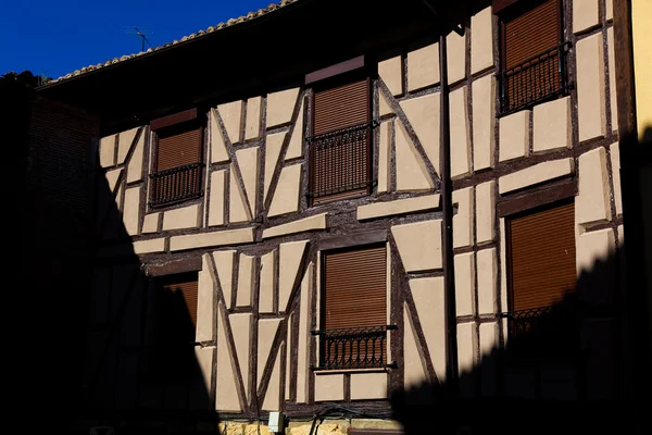 Casas de Poza de la Sal, Burgos, Espanha — Fotografia de Stock