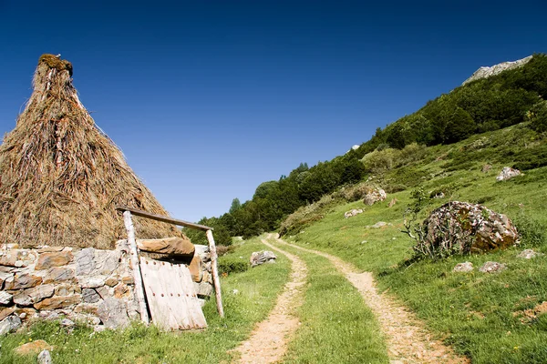 Chata v národním parku picos de europa — Stock fotografie