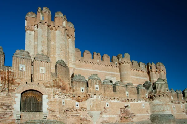 Slottet av coca, segovia (Spanien) — Stockfoto