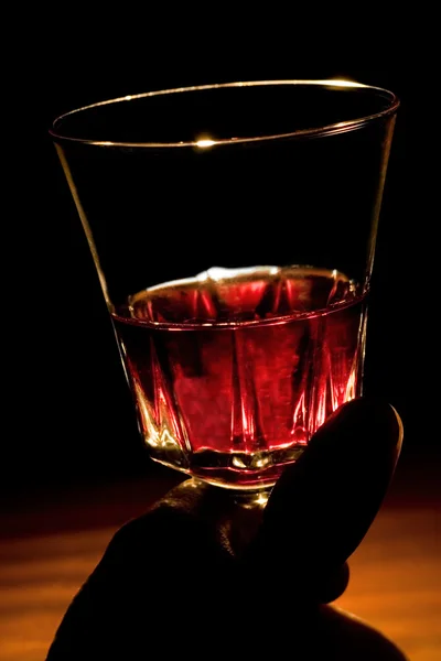 Vinho em um copo — Fotografia de Stock