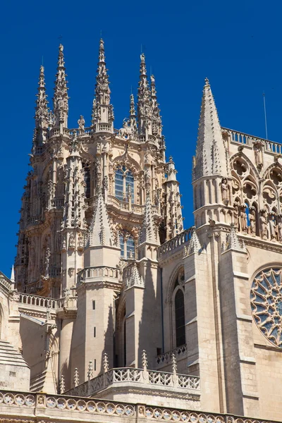 Detalle de la catedral de Burgos, Castilla y León, España — Foto de Stock