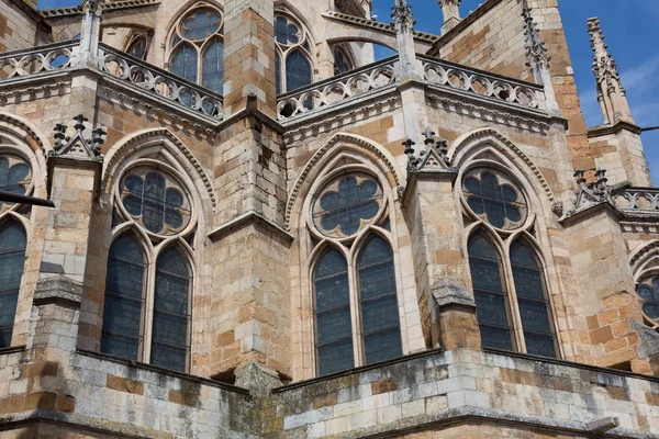 Katedralen i leon, castilla y leon, Spanien — Stockfoto