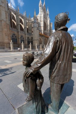 Katedral Leon, castilla y leon, İspanya