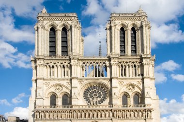 Paris, Fransa 'daki Notre dame Katedrali