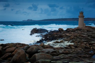 Lighthouse of Muxia,La Coruña, Galicia, Spain clipart