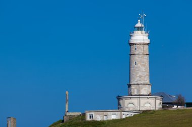 Lighthouse of Mayor cape in Santander, Cantabria, Spain clipart