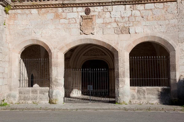 Intrarea în cartuja de Miraflores, Burgos, Spania — Fotografie, imagine de stoc
