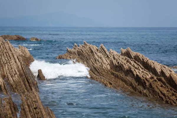 Deniz zumaia, gipuzkoa, İspanya — Stok fotoğraf