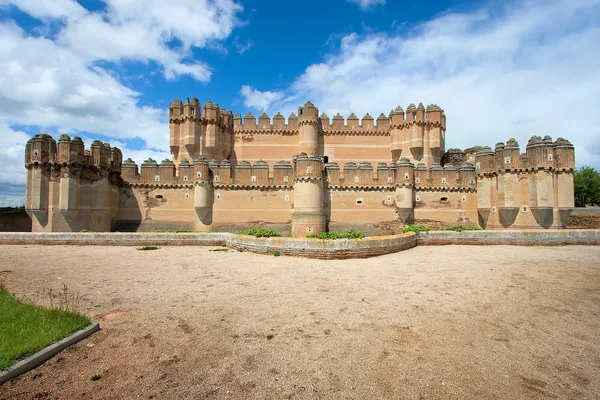 Slottet av coca, segovia, Spanien — Stockfoto