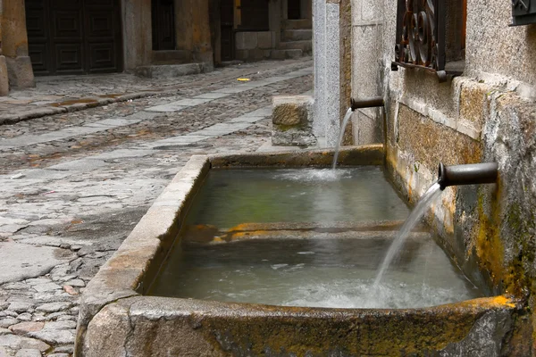 Fontaine en La Alberca, Salamanque (Espagne) ) — Photo