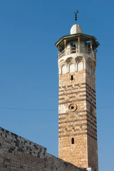 Minarete en la mezquita de Hama — Foto de Stock