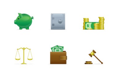 Finansal Icon set