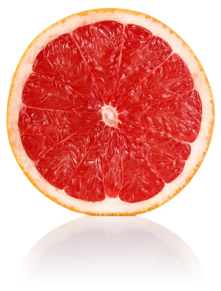 Slit juicy grapefruit — Stock Photo, Image