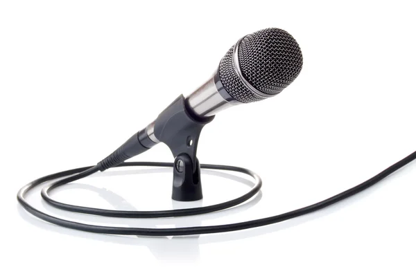 Micrófono para grabación de voz Fotos de stock libres de derechos