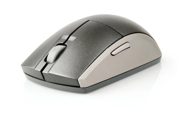 Stock image Computer mouse black and grey