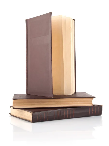 Old books with blank covers — Stock Photo, Image