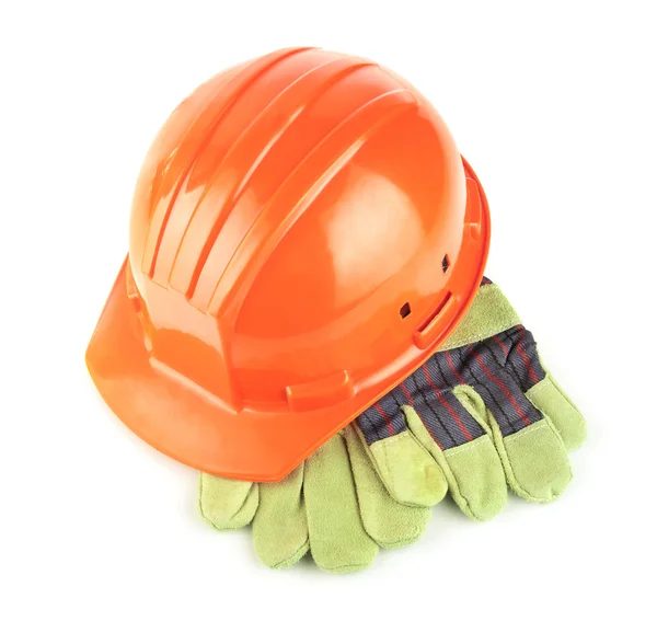 stock image Hard hat with gloves