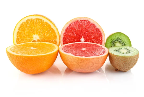 Frutas cortadas — Fotografia de Stock