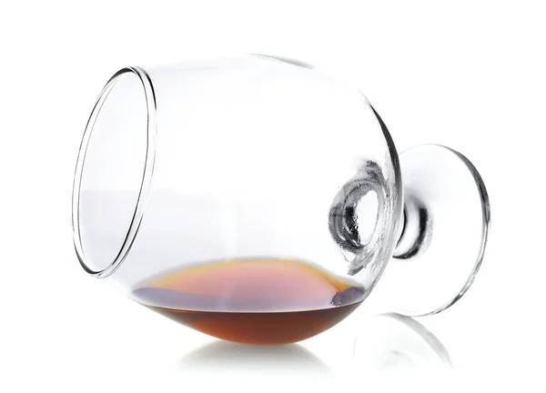 Goblet met cognac — Stockfoto