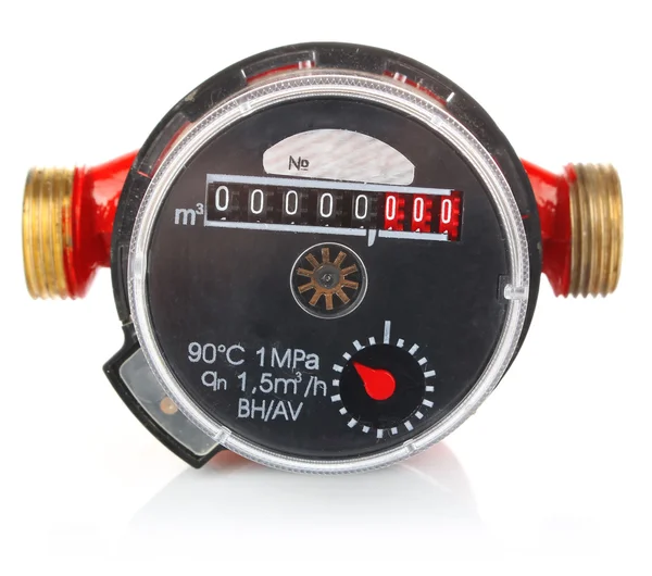 Meter for accountability quantity water — Stock Photo, Image