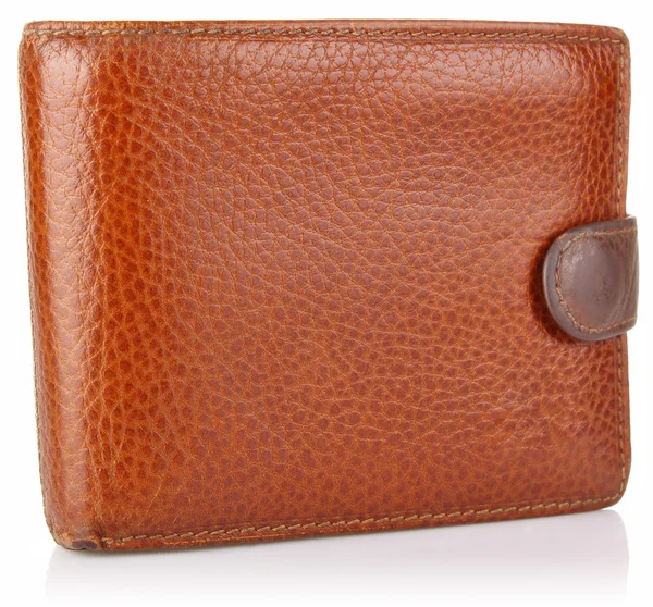 Stock image Leather old purse