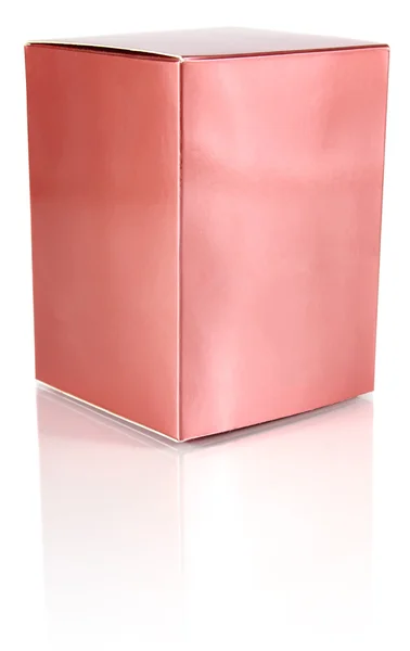 Caja de cartón para agua de baño — Foto de Stock