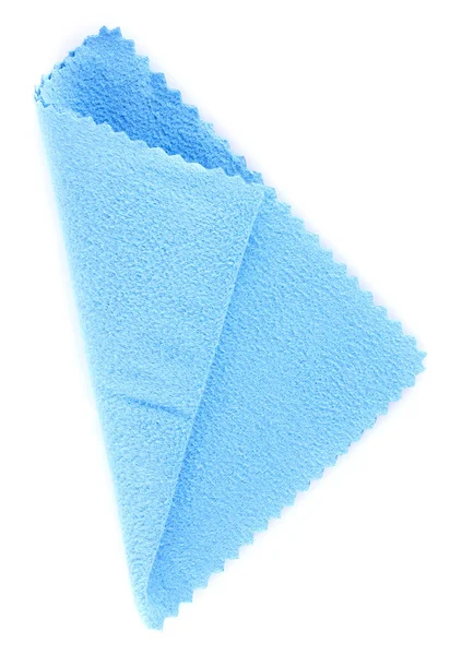 Синя тканина мікрофібри — стокове фото