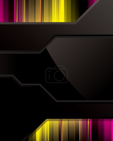 Fond noir tech 