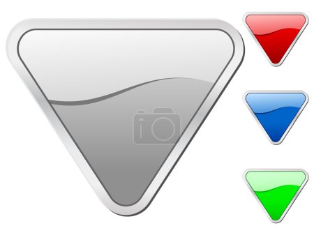 icônes triangulaires 