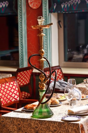 Narguilé dans le restaurant 