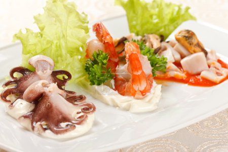 Apéritif de fruits de mer 