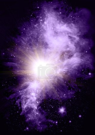 Étoiles d'une planète et d'une galaxie