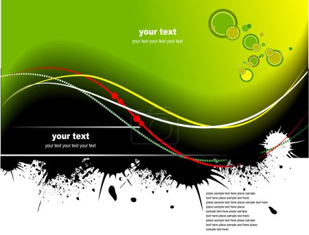 Jaune vert fond abstrait 