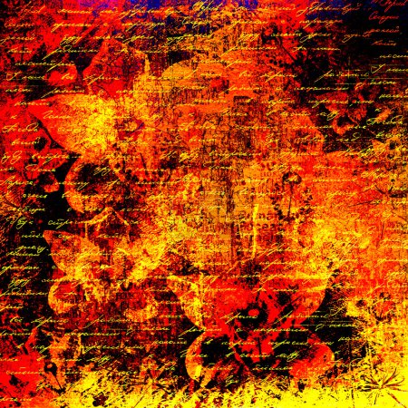 Grunge fond abstrait avec texte manuscrit pour la conception 