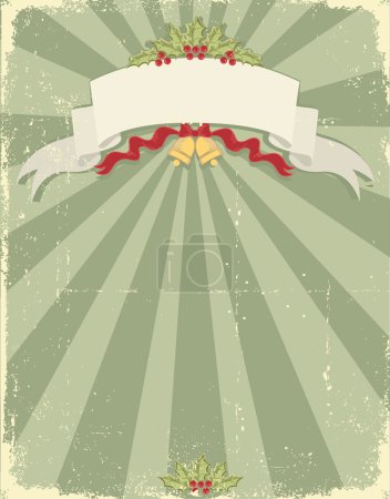 Vintage fond de Noël pour le design 
