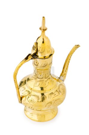 Ancienne lampe isolée sur le blanc 
